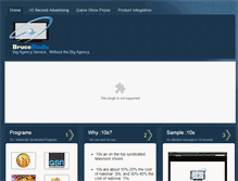Tablet Screenshot of brucemedia.com
